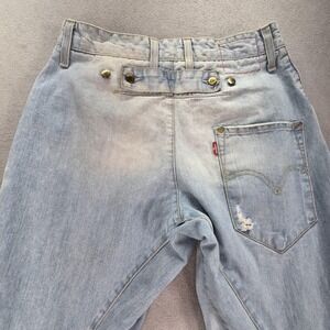 VTG Levis Engineered Jeans Mens Light Wash Blue Relaxed Twisted Fits 28x33